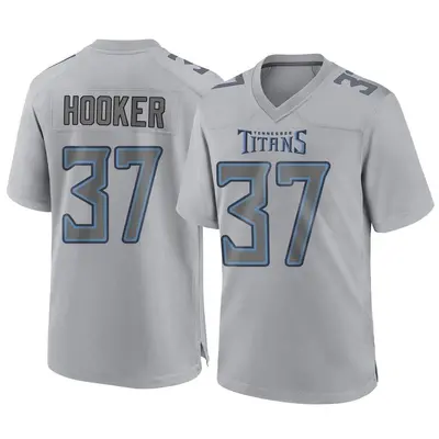 Men's Game Amani Hooker Tennessee Titans Gray Atmosphere Fashion Jersey
