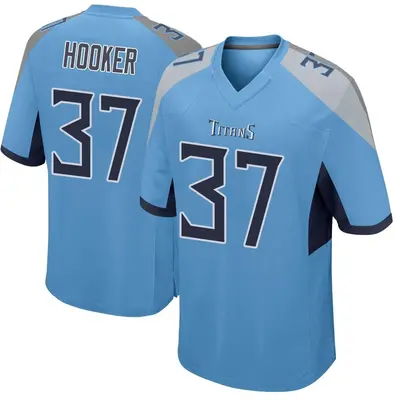 Men's Game Amani Hooker Tennessee Titans Light Blue Jersey