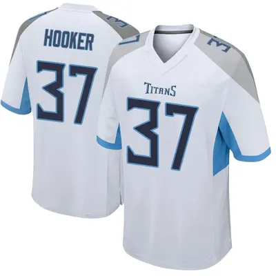 Men's Game Amani Hooker Tennessee Titans White Jersey