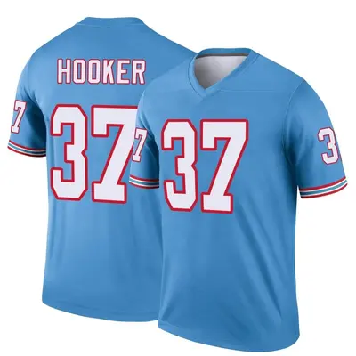 Men's Legend Amani Hooker Tennessee Titans Light Blue Oilers Throwback Jersey