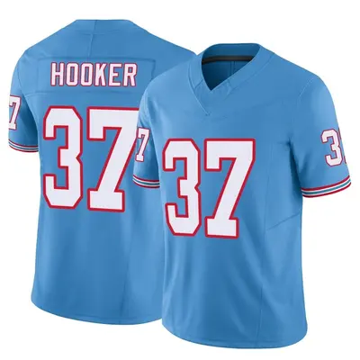 Men's Limited Amani Hooker Tennessee Titans Light Blue Vapor F.U.S.E. Jersey