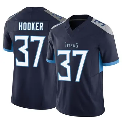 Men's Limited Amani Hooker Tennessee Titans Navy Vapor F.U.S.E. Jersey