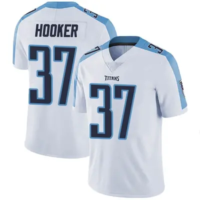 Men's Limited Amani Hooker Tennessee Titans White Vapor Untouchable Jersey