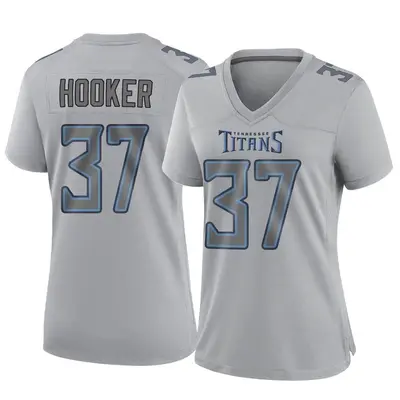Women's Game Amani Hooker Tennessee Titans Gray Atmosphere Fashion Jersey