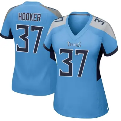 Women's Game Amani Hooker Tennessee Titans Light Blue Jersey