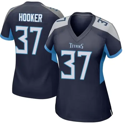 Women's Game Amani Hooker Tennessee Titans Navy Jersey