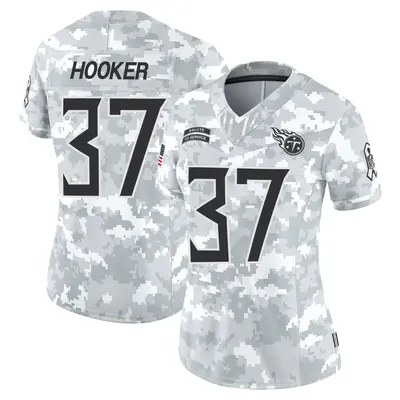 Women's Limited Amani Hooker Tennessee Titans Arctic Camo 2024 Salute to Service Jersey